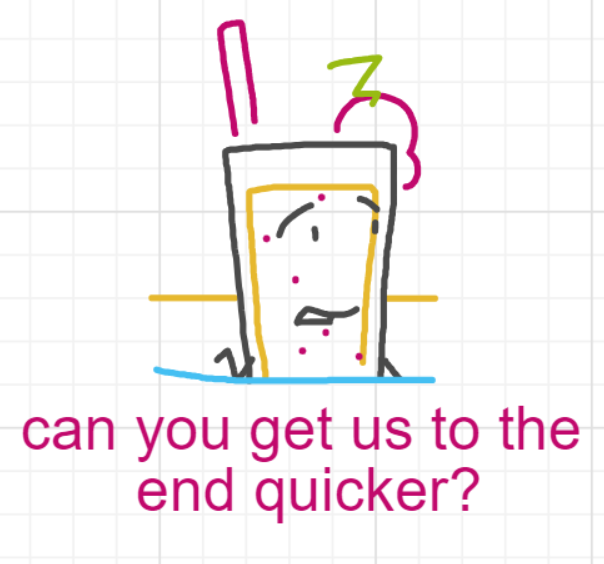 A panel from Running Duos, episode four of the Board Boards object show by Furretwalk/WalkingFurret.